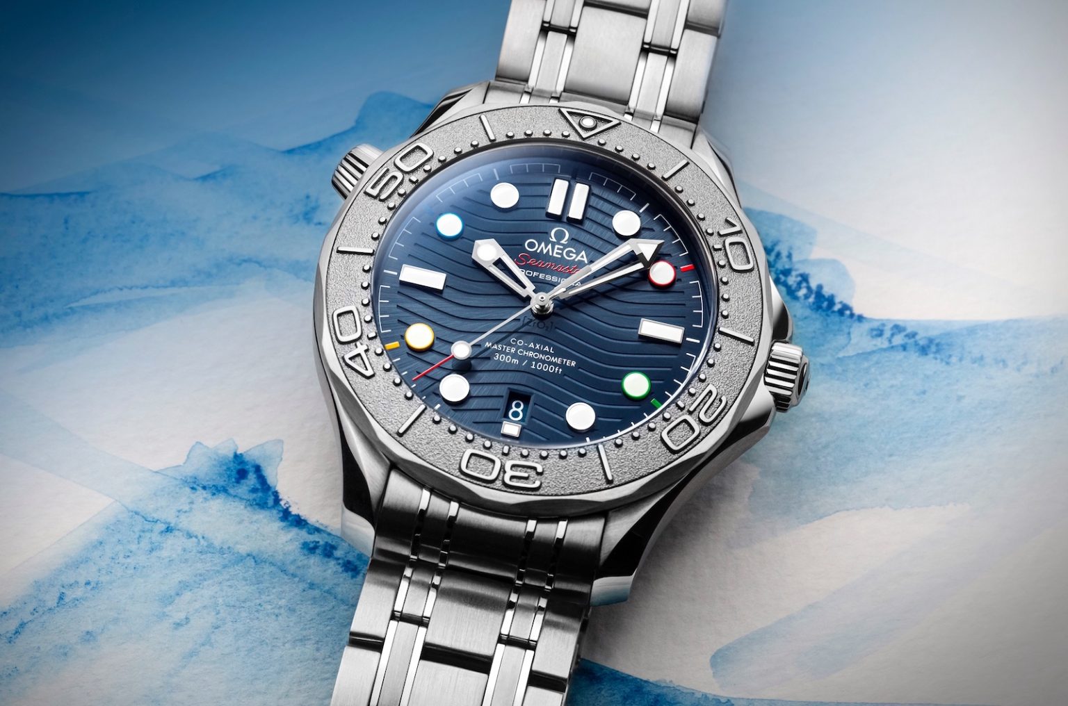 omega seamaster diver automatic chronograph men's watch